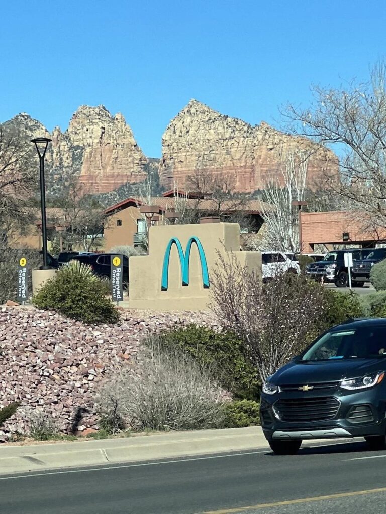 Why One McDonald’s Location in Arizona Features Turquoise Arches ...